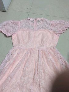 Coquette Cute Pink Lace Dress