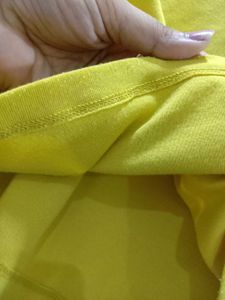 Mustard Yellow Mock Neck Cropped Top