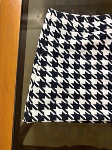Houndstooth Mini Skirt