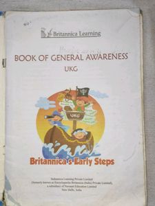 4 BOOKS- UKG/KG2- Eng, E.V.S, G.K, Hindi