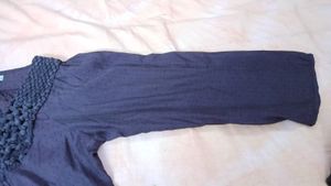 Elegant Navy Blue Kurta