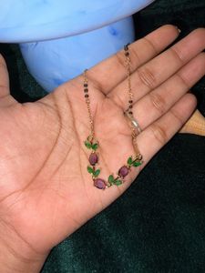 Anti tarnish trending tulip Mangalsutra🌷