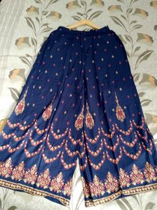 Anouk Blue Embroidered Kurta Set with Dupatta