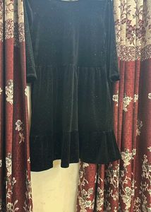 Sparkly Black Mini Dress