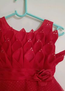 Red Party dress 👗 Rakhi special