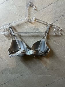Comfortable Grey Padded Underwire Bra