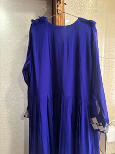 Royal Blue Ruffle Gown