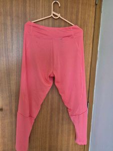 GYM wear coral Pink Athletic Leggings