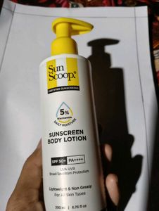 Sun Scoop Sunscreen Body Lotion SPF 50+