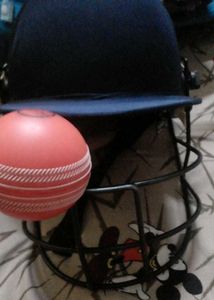 Navy Blue Cricket Helmet