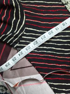 Embroidered Striped Kurta