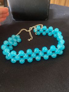 Blue Choker Necklace