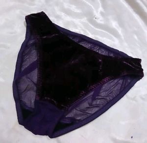 Velvet &amp; Mesh Briefs