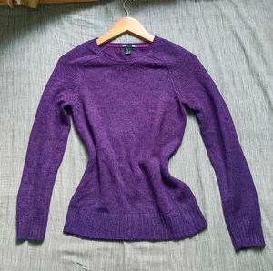 H&M Vibrant Purple Knit Sweater