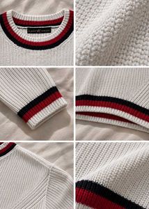IVORY CROPPED KNIT SWEATER