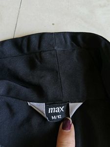 Max Black short  Coat