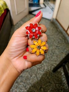 Boho Flower Statement Ring