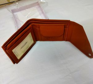 Leather Brown Men Wallet Purse