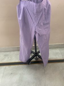 Lavender Chikankari Kurta Set