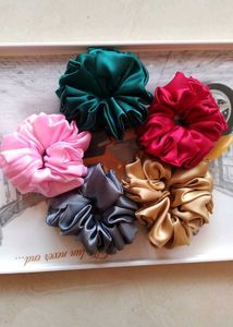 Set of 3 Satin Scrunchies