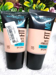 Pack of 2 Maybelline New York Liquid Foundation, M
