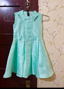 Teal A-Line Dress kids girls usa imported