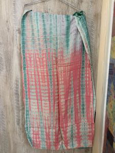 Stylish Teal Suit set with Tie-Dye Print