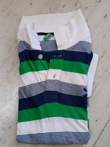 Striped Benetton Polo