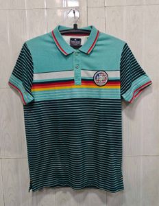 Urban United Men’s Striped Polo T-Shirt | XL