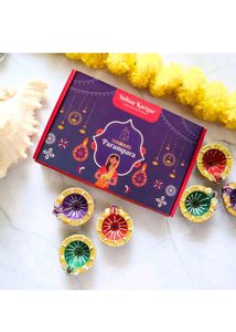 Decorative Diya Set for Festive Ambiance
