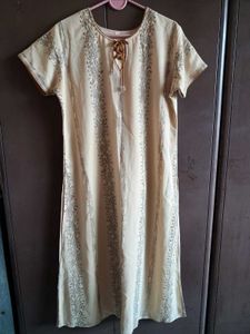 Elegant Cream Kurta Set