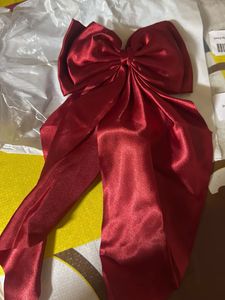 Satin Bow Hair Clips - Set of 3
