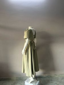 Elegant Puffy Sleeve Midi Dress