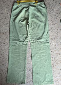 Mint Green Wide Leg Trousers