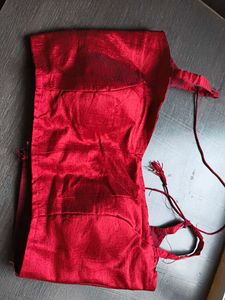 Elegant Maroon Saree Blouse