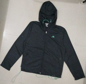 New Balance black Windbreaker sports Jacket