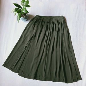 Olive Skirt [Free Delivery]