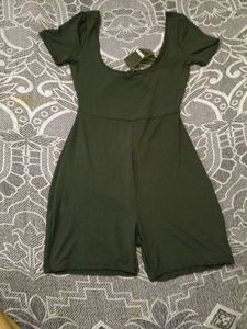 Women's Olive Green Jumpsuit