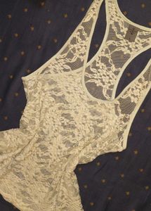 Vero Moda Sheer Lace Tank Top