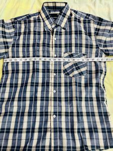 JOHN PHILLIPS Men's Plaid Button-Up Shirt