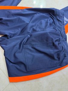 unisex Puma Track Pants - Navy &amp; Orange
