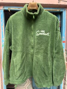 Green "The Simpsons" Fleece Jacket