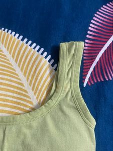 Light Green padded Tank Top