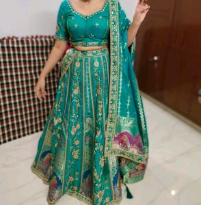 Green Lehenga Choli