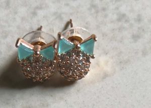Sparkling Bow Earrings