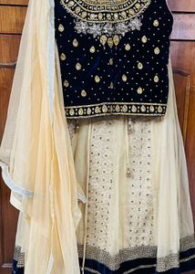 Girls Party Wear Lhga Choli With Dupatta Size 38
