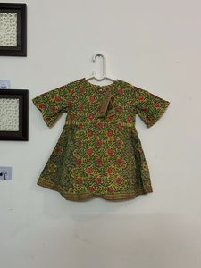 Floral Print Baby Frock