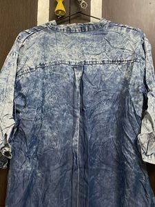 Denim Look Top 3XL