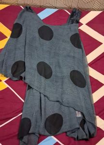 Chic Polka Dot One-Shoulder Dress
