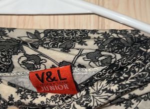 Vintage Floral Print Dress